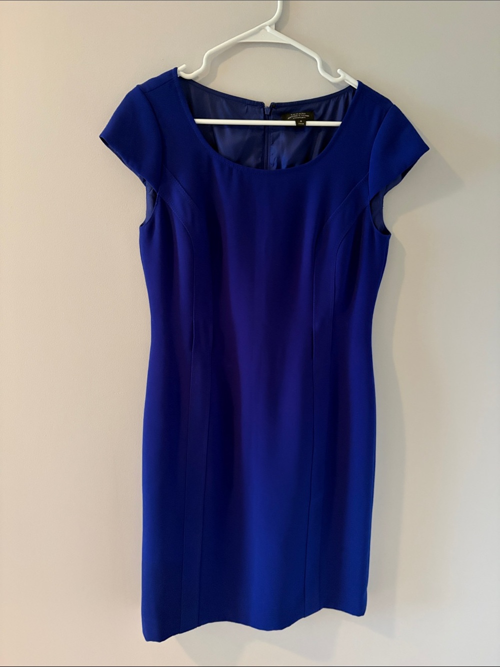 Classic Royal Blue Sheath Dress